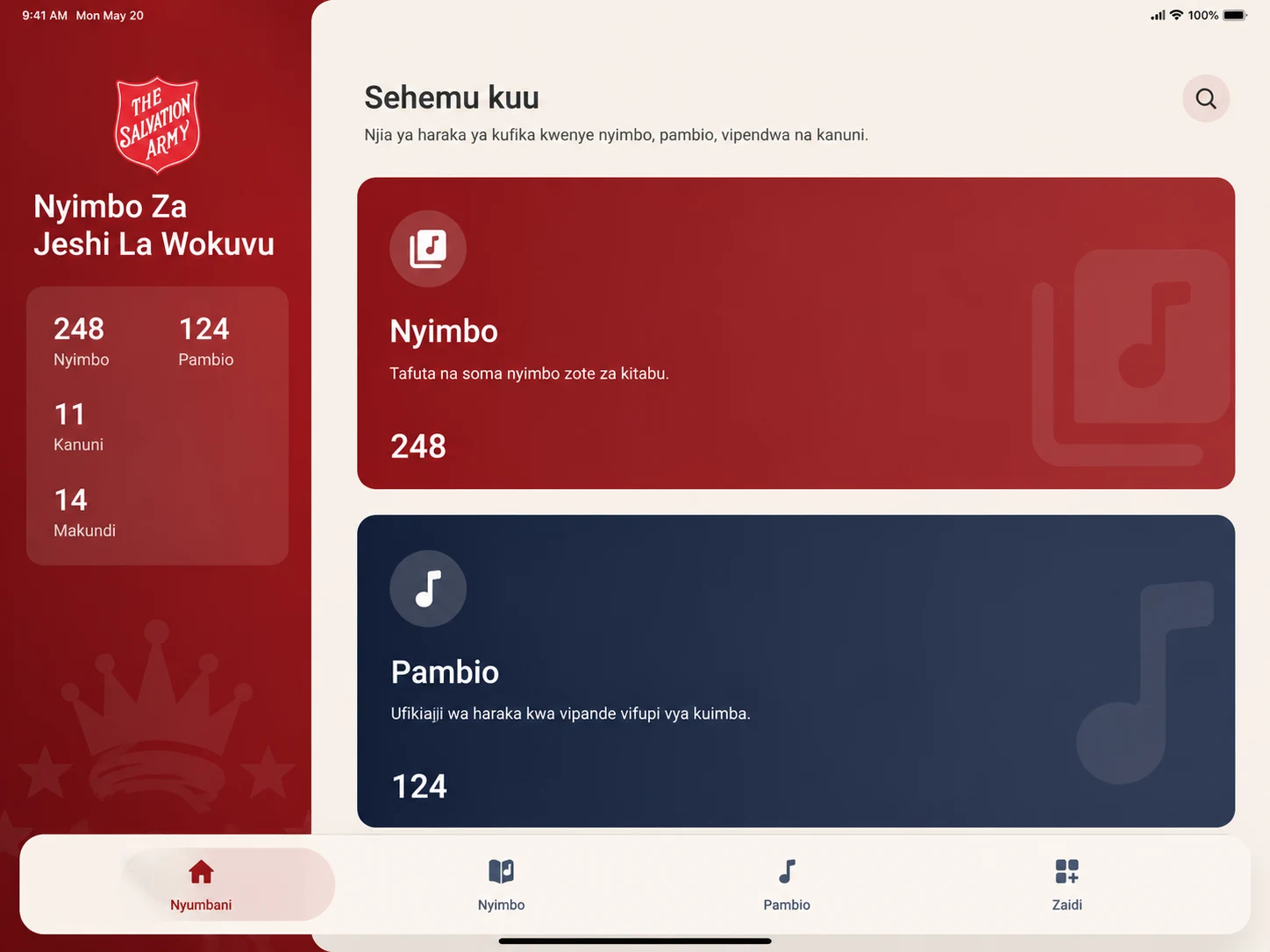 Nyimbo za Jeshi la Wokovu screenshot