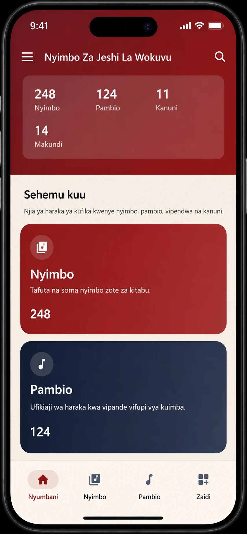 Nyimbo za Jeshi la Wokovu screenshot